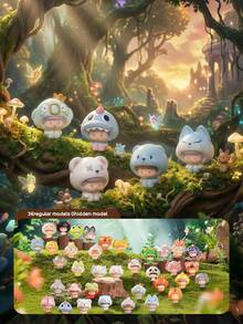 POKOJA LAND 盲盒（非毛绒填充），森林主题系列收藏盒，节日可爱装饰品，小型桌面摆件，房间装饰和汽车内饰摆件，独家不重复收藏品，最佳节日礼物之选，适合作为节日礼物送给朋友 - 潮玩盲盒 - 查看 1