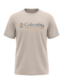 Columbia Men's Short-Sleeved T-Shirt Grey - Champagne - View 1