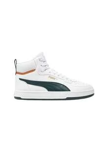 Puma Caven 2.0 Mid Men Sneakers White / Dark Myrtle / Caramel Latte / Green / Beige 392291 - White Green - View 1
