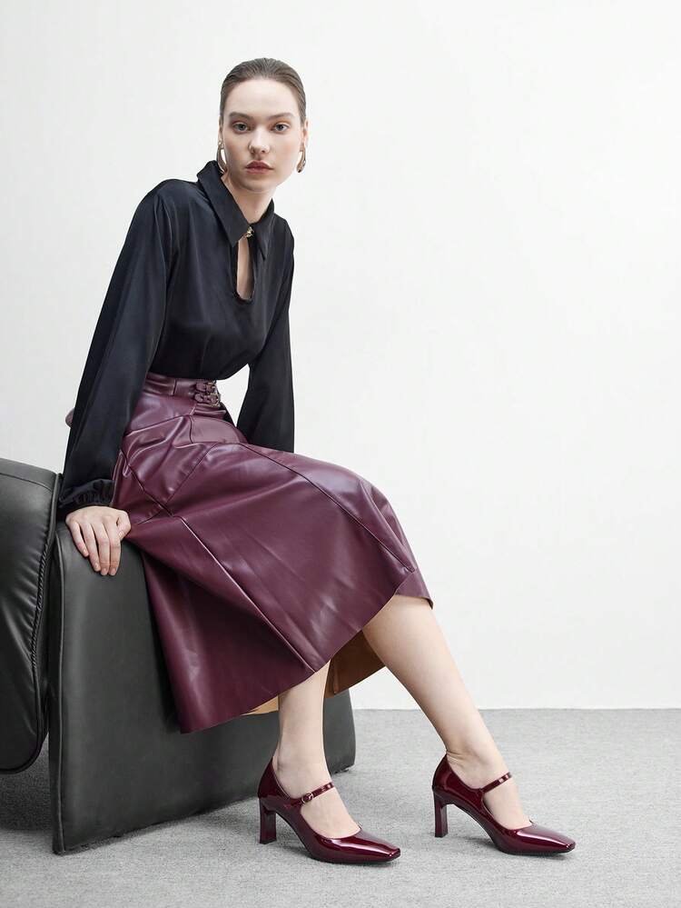 CUCCOO BIZCHIC Women's Fashion Versatile Commuting Minimalist Pointed Toe Pumps