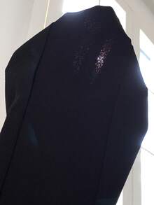 Teen Girl Metal Buckle Decor Casual Flare Pants Bell Bottom Pants Pants Flare Leg Tall Girl Pants - Black - View 6