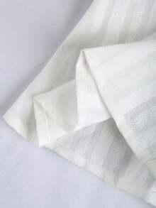 GlowEve 女士蕾丝拼接前扣优雅时尚衬衫 - 白色 - 查看 3