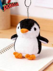 POKOJA LAND - BESTSELLERS 1个装可爱企鹅钥匙扣，卡哇伊企鹅毛绒玩具钥匙扣，背包挂件，适用于手提包、钱包、背包、车钥匙等装饰，春夏送给女性的礼物 - 彩色 - 查看 1