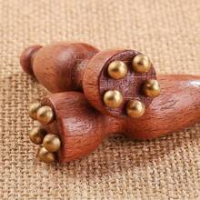 Mini Lotus Gua Sha Facial Massager – Eye And Facial Acupoint Massage Tool - Multicolor - View 3