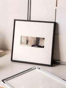 Joivida 1 Pc Wood/Iron Single-Sided Square Picture Frame, Suitable For Wall Hanging Or Tabletop Decoration. 30X30, 33X33cm Square Poster Portrait Frame, Festival Celebration Commemorative Gift, Gallery Classic Picture Frame. - Multicolor - View 11