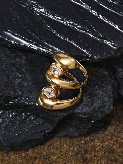 Opalesca Women Single Ring,Outfits,Old Money,Wedding/Bridal Accessories,Fairycore/Fairy,Pearl,Metallic/Texture,Fall/Autumn/Winter,Elegant,For Mom/Women/Girl/Mother,Premium,Vintage,Layered,Valentine's Day,Gift