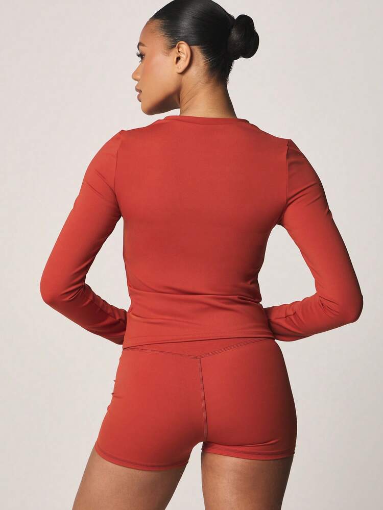 MISSGUIDED Pantaloncini sportivi mini con vita alta a V, con vestibilità compressiva, adatti per allenamento e workout