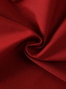 SHEIN Elladie kids 女童三件套正式套装：粉色西装外套、吊带背心、珍珠装饰短裤，休闲优雅夏季装扮 - 紅色 - 查看 5