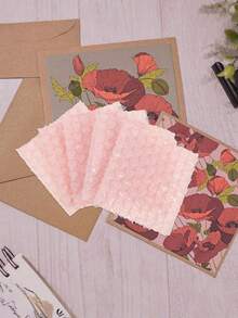 20 piezas de bolsas de burbujas con forma de corazón, antiestáticas, a prueba de golpes y antideslizantes, que se pueden usar como bolsas de envío, bolsas de almacenamiento, bolsas de embalaje de regalos, tarjetas de autosellado y sobres de regalo, así como embalaje de papelería. Son adecuados para ocasiones como Navidad, aniversarios, cumpleaños, compromisos y San Valentín. - Multicolor - Ver 5