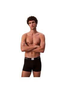 Calvin Klein 3 Pack Men's Boxer Briefs - Black - View 2