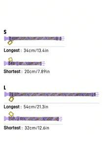 FRIENDS X SHEIN 1pc Cartoon Print Adjustable Pet Collar, With A Leash Hook, The Collar Is Adjustable In Length. Available In S/L Sizes, Suitable For Pets Of Various Body Types, For Cats And Dogs,Friendship,Photo Frame - Purple - View 6