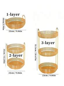 1 PC Large Capacity 360 Degree Rotating Adjustable DIY Plastic Simple Transparent Spinning Organizer Rack Bathroom Vanity Desktop Display Storage Shelf Multi-Scene Home Organization Countertop Decor - Multicolor - View 7