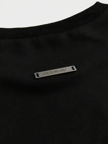 NEON BLANC Men's "Don't Chat AI Me" Graphic Print Tank Top, Loose Fit Cropped Sleeveless Vest Slogan Graphic Tee Men - Black - View 6