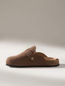 女士平底鞋 - 咖啡棕 - 查看 3