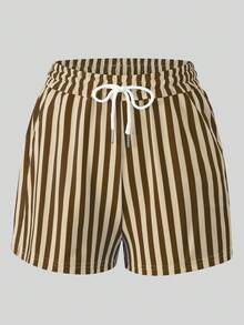 Jouncy Women's Two Pieces Set, Round-Neck Short-Sleeved T-Shirt, Loose And Comfortable Shorts, Spring And Summer - Multicolor - View 5