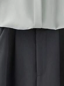 Franclia 两件套轻便休闲衬衫和裤子，适合通勤 - 彩色 - 查看 3