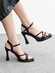 CUCCOO BIZCHIC Women's Stylish High Heel Sandals For Summer - Black - View 1