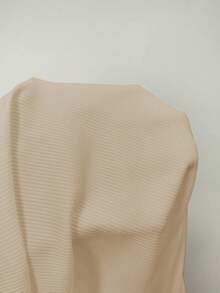 SHEIN Franclia Camiseta sin mangas de mujer de punto acanalado, elegante y de moda - Caqui - Ver 5