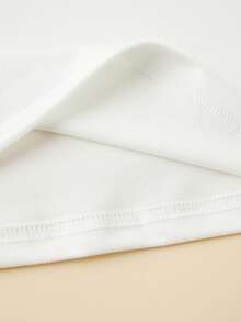 EMERY ROSE Plants Make Me Happy Cactus & Succulent Print Casual Round Neck Short Sleeve T-Shirt - White - View 3