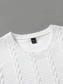 EGENSIO Men's Casual Sports Heart Print Vest - White - View 5