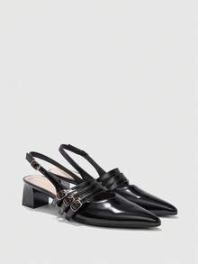 CUCCOO BIZCHIC Women Heeled Sandals Spring Shoes Summer - Black - View 2