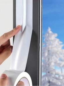 1-Roll Cloth Tape, High-Adhesion, Thickened, Residue-Free Window Windproof Tape, Leak-Proof, Cold-Proof, Waterproof, Gap-Sealing Magic, Thickened High-Adhesion Cloth Tape, Single-Sided Strong Adhesion, Door And Window Windproof Sealing Tape, Wedding And Exhibition Carpet. - Multicolor - View 5