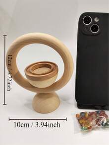 Haus Hana Crystal Gemstone Essential Oil Diffuser - Wooden Stand Reedless Aroma For Home, Healing Zen Decor & Spiritual Gift Idea - Multicolor - View 4