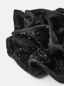 MOTF PREMIUM 香槟色仿丝绸发圈 - 黑色 - 查看 4