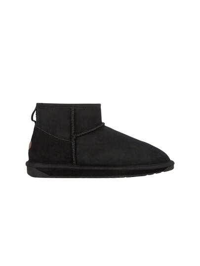 EMU Stinger Micro Women's Sheepskin Ankle Boots Black W10937 BLAK