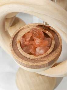 Haus Hana Crystal Gemstone Essential Oil Diffuser - Wooden Stand Reedless Aroma For Home, Healing Zen Decor & Spiritual Gift Idea - Multicolor - View 12