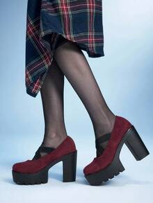 Sugerpunk Women Pumps Valentine's Day - Burgundy - View 1