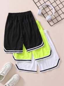 Bộ 3 quần short thể thao chạy bộ thoải mái dành cho bé trai. - Nhiều màu - Xem 2
