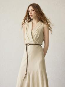 MOTF PREMIUM FASHIONABLE VERSATILE KHAKI WAIST BELT - Khaki - View 4