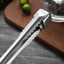 1/3/5件套不锈钢冰钳，防滑食品夹，防锈，厨房必备 - 适用于自助餐、婚礼、烧烤等场合 - 多功能冰块、糖果和冰淇淋夹取工具套装