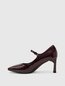 CUCCOO BIZCHIC Women's Fashion Versatile Commuting Minimalist Pointed Toe Pumps Valentine's Day - Coffee Brown - View 8