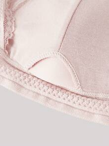 4入組無線蕾絲比基尼扇貝邊胸罩內衣 - 彩色 - 查看 6