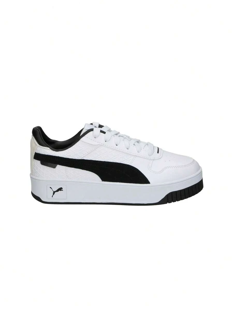 Puma Carina Street Women's Sneakers White / Black 389393-01 - puma white-puma black-cool mid gray - View 1