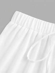 Tseoso 100% Cotton Women's Casual Holiday Multi-Layer Cake Hem Skirt, Summer White Tiered Long Drawstring Skirt, Chic Spring Summer Outfit, Sexy Cute Coconut Girl, Boho, Music Festival, Going Out, Island Girl Vintage, Seaside Vacation, Romantic, Vacay Vibes - Multicolor - View 5