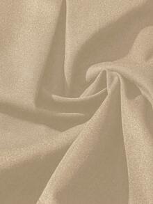 GlowEve Quần short nữ xếp ly phối ren, thắt eo bằng ruy băng. - Màu Khaki - Xem 5