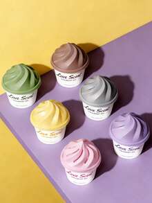 Joivida 1 件装冰淇淋造型固体香薰，10 种款式和香型，适用于客厅、卧室、汽车和餐厅。情人节、开学季和新年送礼佳品。车载香薰机 - 冰淇凌香薰 - 查看 6