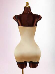 Amplova Women's Lace Cup See-Through Digit Waist Mini Dress - Multicolor - View 5