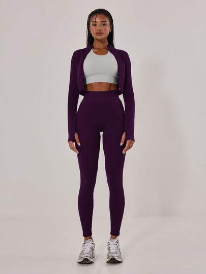 Musera Sport Leggings senza cuciture con vita a costine, abbigliamento da spiaggia estivo per vacanze a Ibiza, padel, tennis, pickleball, palestra, fitness, inverno