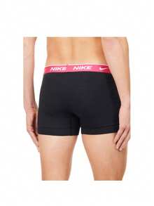 Nike 3 Pack Men's Boxer Briefs - BLACK / BLUE/ RUSH PINK/COOL GREY WB - View 3