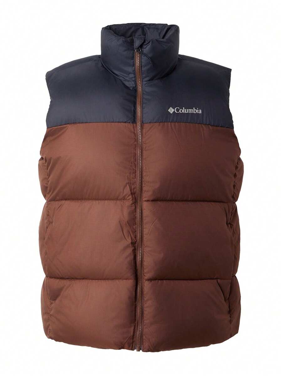 Columbia Men's Down Gilet Vest Brown - Kastanjebrun - Visa 1
