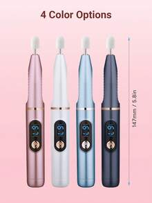 Teckwe 电动指甲打磨机，专业指甲钻机，高速打磨机，配备11个磨头、26个砂带和液晶显示屏，家用指甲护理，可用于打磨、抛光、塑形、角质层护理，适用于美甲沙龙和家庭使用，可卸除指甲油，专业美甲工具，电动指甲锉，时尚设计，精美礼品 - 彩色 - 查看 7