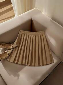 Franclia 两件套：高级西装背心和百褶裙