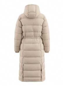 Columbia Pike Lake III Women's Long Jacket Dark Stone - Beige - View 2