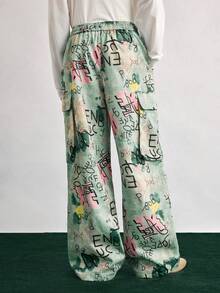 Open Phase 男士连帽衫，印有英文标语和图案，保暖内衬，街头风，适合秋冬季节，长袖上衣，夏季百搭，适合日常穿着，宽松版型，夏季度假必备单品 - 灰色 - 查看 4