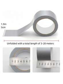 1-Roll Cloth Tape, High-Adhesion, Thickened, Residue-Free Window Windproof Tape, Leak-Proof, Cold-Proof, Waterproof, Gap-Sealing Magic, Thickened High-Adhesion Cloth Tape, Single-Sided Strong Adhesion, Door And Window Windproof Sealing Tape, Wedding And Exhibition Carpet. - Multicolor - View 2