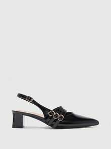 CUCCOO BIZCHIC Women Heeled Sandals Spring Shoes Summer - Black - View 4